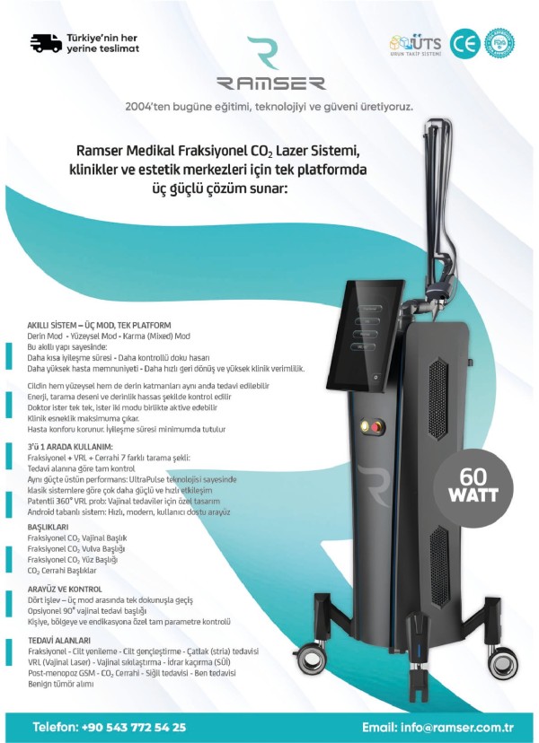 Fraksiyonel CO2 Lazer 60W